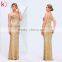 Fashion beaded off shoulder muslim evening dress sexy fashion elegant evening dress