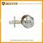 High quality brass made polished brass finish single cylinder deadbolt