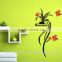VORANCE 3D Potted Plant Wall Stickers for Living Room Bedroom Sofa Backdrop Tv Wall Background(3D-A-042)