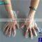 Disposable Clear Poly Hybrid Stretch Gloves, Copolymer Polyethylene PE gloves
