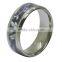 New designs arrive Fashion ring with camo inlay for men and women