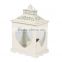 Hot selling white LED candle wooden lantern with heat design
