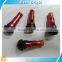 Auto Valve Tri Color Dust Cap Car Tubeless Tire Valve