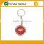 blank metal keyrings poker chip style small key chain with sticker