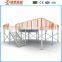 medium duty iron storage rack raised structure platform