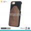 Factory price pencil design walnut wood plastic phone case for iphone 7 plus