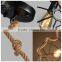 Home indoor lighting hemp rope creative hanging pendant light
