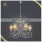 2016 New Arrival White Brush Gold Glass Chandelier, Hanging Decorative Pendant Light