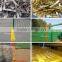 Canada fence panel with base / free standing temporary commercial fence