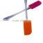 Kitchen utensil personalized silicone brush spatula cookie spatula with plastic handle