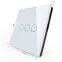 EU three gang two way Crystal glass panel touch light switch,110V/250V50HZ/60HZ wall switch