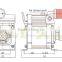 favorable price JULY OEM air driven liquid booster pump