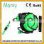 Garden hose reel type retractable hose reel with 10+1m PVC water hose reel