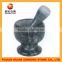 unique marble stone mortar and pestle for garlic crusher usage