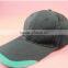 custom long bill baseball cap/denim baseball cap