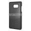 Shiny black 3K twill woven carbon fiber phone case cover for samsung galaxy note7