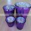 high quality electroplate glass vase for Christmas Decoration