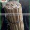 2 times polished household wooden brush handle with straight cut end
