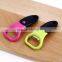 Heart shape factory hot sale PP handle stainless steel blade peeler