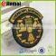 Machine embroidered uniform label design embroidery firefighter badges