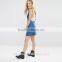 Casual Vacation Multicolor Short Denim Dress Casual Design for Ladies