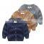 Fast delivery autumn boy jackets of knitted cardigans British design