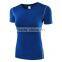 Custom short sleeve t-shirt running fitness apparel for women clothing