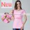 Blank Short Sleeve Maternity Clothes Month of Service Breastfeeding Clothing A type Nursing T-shirts