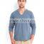 v neck sweatshirt, blank plain sweatshirt factory price
