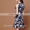 2015 new fashion print long dresses for women sleeveless beach dress female floral casual cute boho maxi summer dress