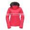Manufactory OEM Ski Apparel With Fur for Lady