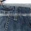 High quality multi pocket organ bag style embroidery patch 100% cotton oem baggy jeans for children