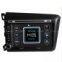 Производитель по OEM 2 din проигрыватель DVD и CD для автомобиля Honda 2012 Civic Left с GPS, Bluetooth, TV, 3G и Wi-Fi
