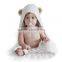 Best Amazon online store 100% Bamboo Fiber Baby Hooded Towel kids towel poncho