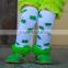 wholesale St. Patrick's Day leg warmer, baby cotton leg warmers, four-leaf clover leg warmer MC6012203