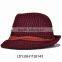 Brown Scarves Bow Wheat Straw Hat