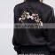 2017 High fashion custom embroidered bomber jacket wholesale
