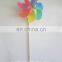 Sunflowers Outdoor Kids Plastic Wholesale Price Flower Windmill