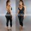 Women bodysuit Sexy club Elegant Casual V-neck Sleeveless Long Jumpsuit