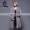 Fine Workmanship Custom Design Cashmere Coat Women Ladies White Long Wool Coats
