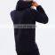 mens plain black drop neck oversized hoodies