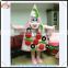 Attractive pizza mascot costume, delicious piece pizza food moving costume, plush fancy dress for adult