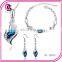 New arrival elegant shiny angle-eyes crystal jewelry sets