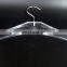China made acrylic plastic high quality Adult children's wear wide shoulder hangers