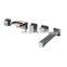 Modern Wall Mounted Waterfall Tub Spout LED Color Changing Bathroom Bath Mixer Faucet