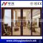 China famous brand Virgin Aluminum profile wood color advanced technology laminated glass aluminium modern main door designs
