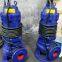 WQAS Submersible sewage pump with semi-open spiral cutting impeller