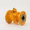 Manual Flange Fuel Gas Solid Ball Valve with Grease Injection Valve