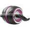 High Quality Trainer Home Core Abdominal Trainer Double Ab Wheel Roller With Mat