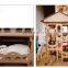 Pet cat toy big corrugated paper house climbing frame for cat jumping
